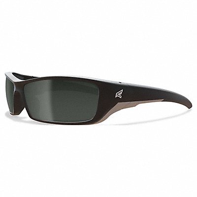 EDGE EYEWEAR TSR21G157 Safety Glasses Silver Lens Black Frame M