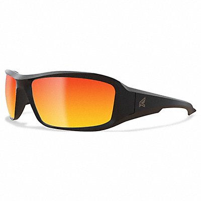 EDGE EYEWEAR TXBAP239 Safety Glasses Red Lens Black Frame M