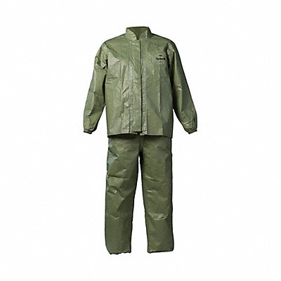 TYCHEM QS750TGRSM000400 Jacket and Overall Set Unisex S Green