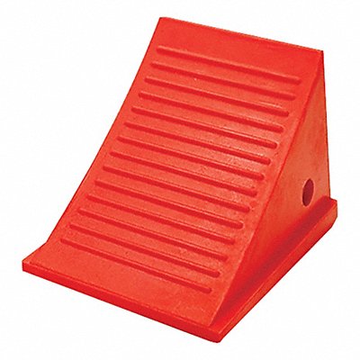 CHECKERS UC15006 Wheel Chock Orange 9 W 9 H Single Style