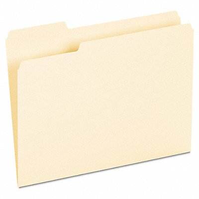 GRAINGER UNV12213 File Folders Letter Manila PK100