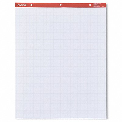 UNIVERSAL UNV35602 Easel Pad 1 In Sq 27 x 34 In White PK2