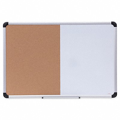 UNIVERSAL UNV43743 Cork/Dry Erase Board Melamine 36x24