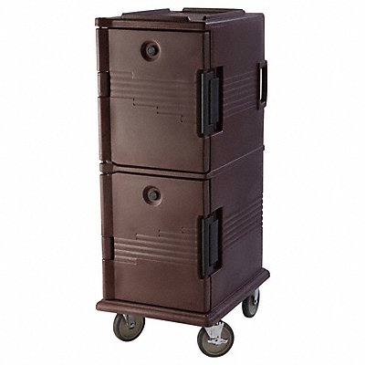 CAMBRO EAUPC800131 Food Transport Cart Side-Load Dark Brown