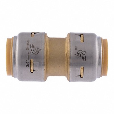 SHARKBITE MAX UR016 Coupling Potable Water Push-Fit Brass