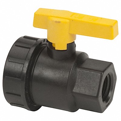 BANJO UV050FP Manual 2-Way Ball Valve NPT Polypropylene