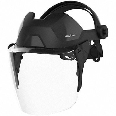 HEXARMOR 1734002 Face Shield Black Polycarbonate Visor