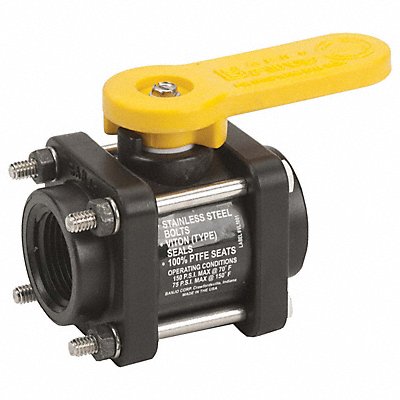BANJO V100 Manual 2-Way Ball Valve NPT Polypropylene