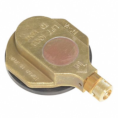 GRAINGER VENTH Drum Safety Vent Brass Bronze Horizontalontal