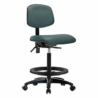 GRAINGER BRVHBCHRGT1A0BFRC8546 Vinyl Chair High Tilt FR Cast Blue