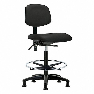 GRAINGER BRVHBCHRGT1A0CFRG8540 Vinyl Chair High Tilt FR Stat Blk