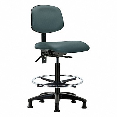 GRAINGER BRVHBCHRGT1A0CFRG8546 Vinyl Chair High Tilt FR Stat Blue