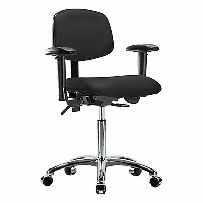 GRAINGER BRVMBCHCRT1A1NFCC8540 Vin Chair Chrome Med T AA Cast Blk