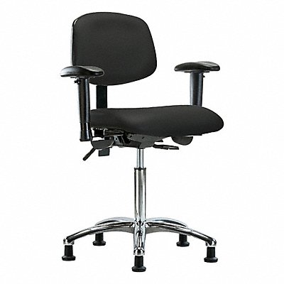 GRAINGER BRVMBCHCRT1A1NFRG8540 Vin Chair Chrome Med T AA Stat Blk