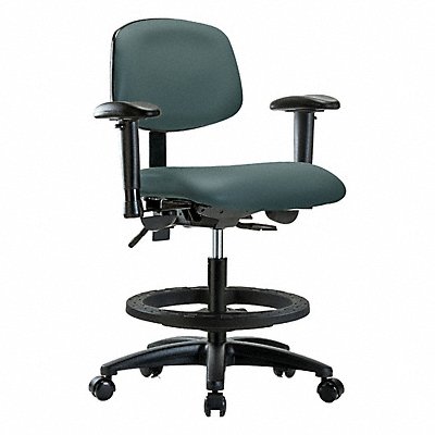 GRAINGER BRVMBCHRGT1A1BFRC8546 Vinyl Chair Med T AA FR Cast Blue