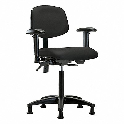 GRAINGER BRVMBCHRGT1A1NFRG8540 Vinyl Chair Med Tilt AA Stat Black