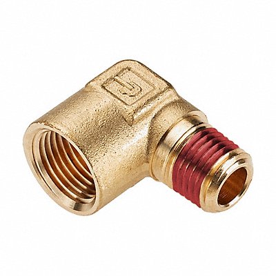 PARKER VS1202P64 Elbow 90 Deg 3/8 NPT 1000 psi Brass