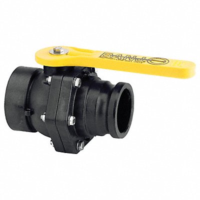 BANJO VSF300 Manual 2-Way Ball Valve NPT Polypropylene