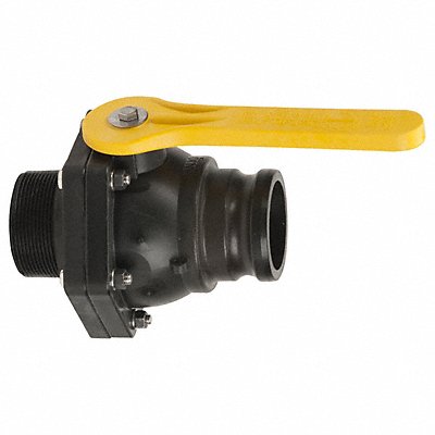 BANJO VSFMT300FP Manual 2-Way Ball Valve NPT Polypropylene