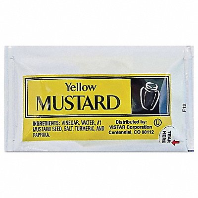 VISTAR PPIVENL065 Mustard 0.16 oz 200 Ct PK200