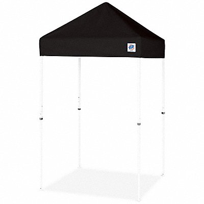 E-Z UP VU2STL05KFWHTBK Shelter Black 5 ft W 5 ft L