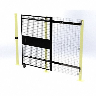 VELOX XG590566097 Wire Mchn Grd Door 66 inx58 in Blk