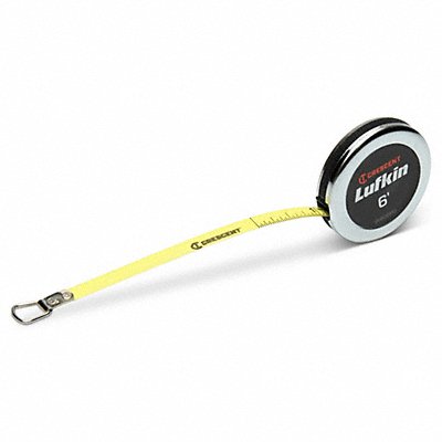 CRESCENT LUFKIN W606PD Measuring Tape Dia/Circumference 6 Ft