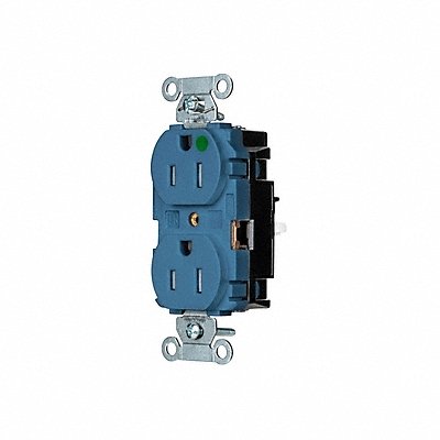 HUBBELL 8200STBLTR Receptacle 1/2 hp 125V AC NEMA 5-15R