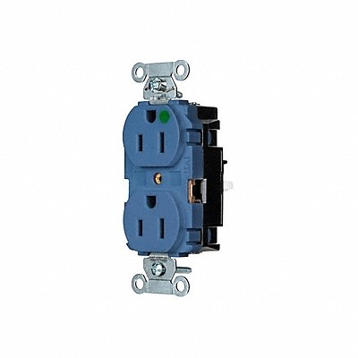 HUBBELL 8200STBL Receptacle 1/2 hp 125V AC NEMA 5-15R