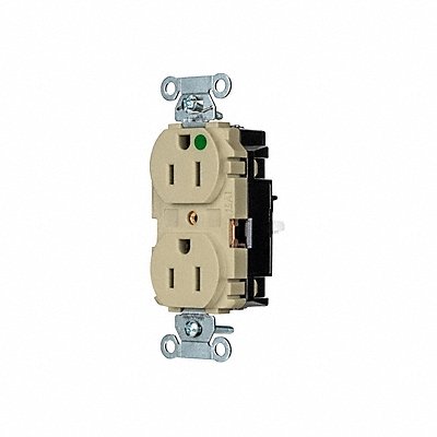 HUBBELL 8200STI Receptacle 1/2 hp 125V AC NEMA 5-15R