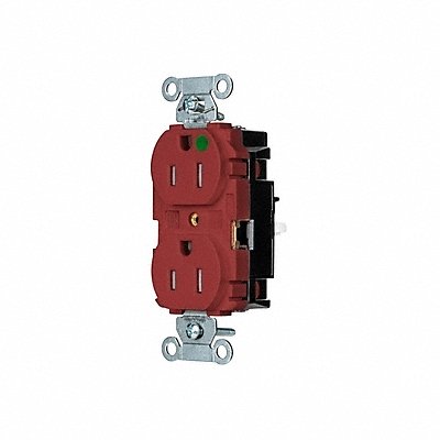 HUBBELL 8200STRTR Receptacle 1/2 hp 125V AC NEMA 5-15R