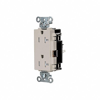 HUBBELL HBL2162STLATR Receptacle 1 hp 125V AC NEMA 5-20R