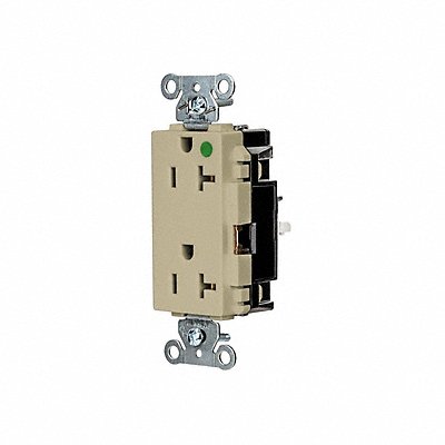 HUBBELL HBL2182STI Receptacle 1 hp 125V AC NEMA 5-20R