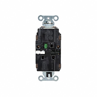 HUBBELL DR20ST Receptacle 1 hp 125V AC NEMA 5-20R