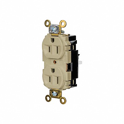 HUBBELL HBL5262STI Receptacle 1/2 hp 125V AC NEMA 5-15R