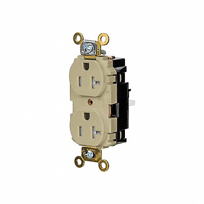 HUBBELL HBL5362STITR Receptacle 1 hp 125V AC NEMA 5-20R