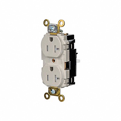 HUBBELL HBL5362STLATR Receptacle 1 hp 125V AC NEMA 5-20R