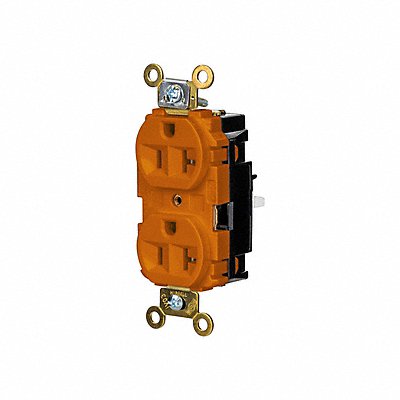 HUBBELL HBL5362STO Receptacle 1 hp 125V AC NEMA 5-20R