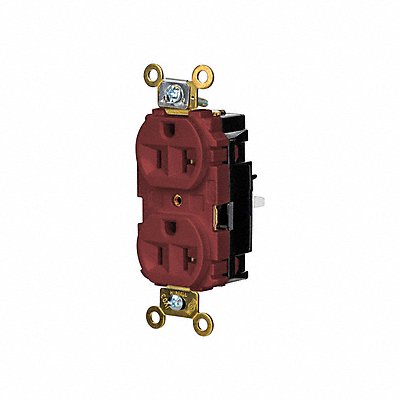 HUBBELL HBL5362STR Receptacle 1 hp 125V AC NEMA 5-20R