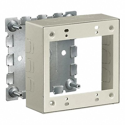 HUBBELL WIRING DEVICE-KELLEMS HBL57482IVA Switch and Receptacle Box Ivory