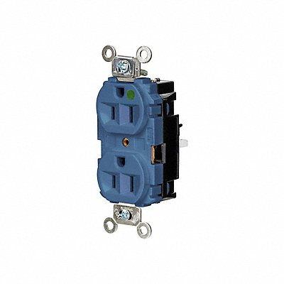 HUBBELL HBL8200STBL Receptacle 1/2 hp 125V AC NEMA 5-15R