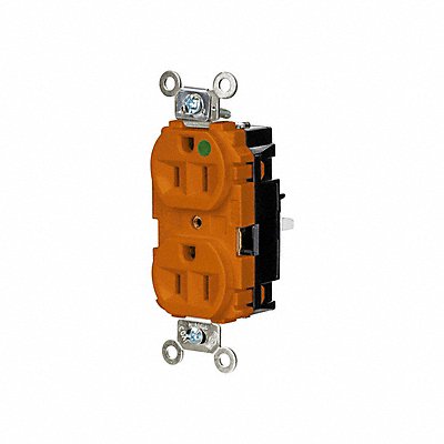 HUBBELL HBL8200STO Receptacle 1/2 hp 125V AC NEMA 5-15R