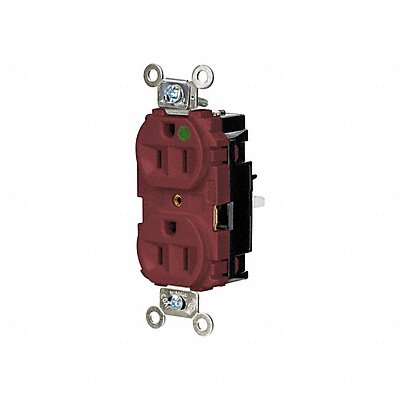 HUBBELL HBL8200STR Receptacle 1/2 hp 125V AC NEMA 5-15R