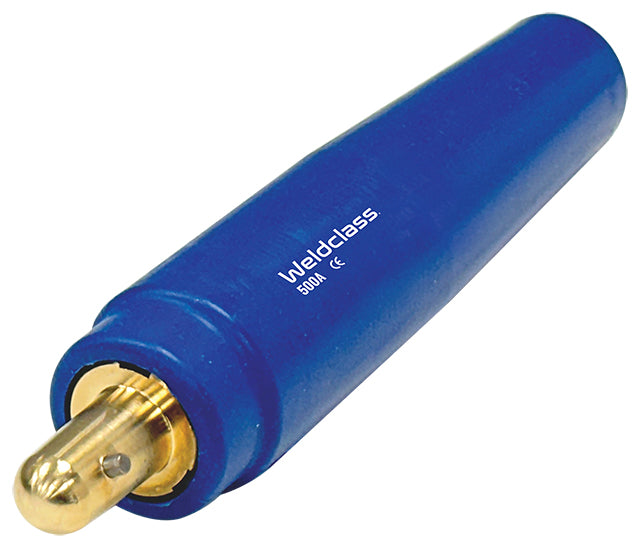 Weldclass WC-01495 Cable Joiner 500A Male Only Blue Suit Up To 70mm Cable