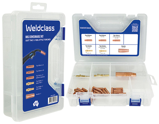 Weldclass WC-01653 MIG Parts Kit With Storage Box TWC #1