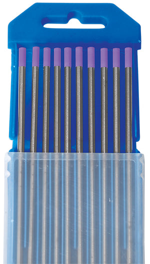 Weldclass WC-05194 TIG Tungsten PLATINUM RE4 (Purple Tip) Suit All Metals 3.2mm Pk10