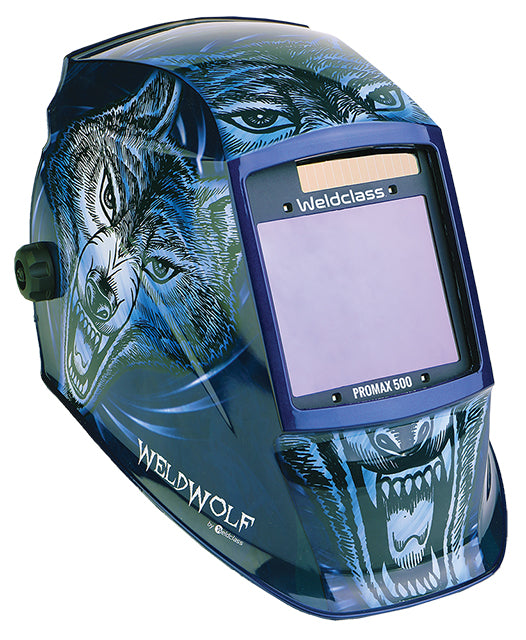 Weldclass WC-05318 Welding Helmet PROMAX 500 Weldwolf Graphic