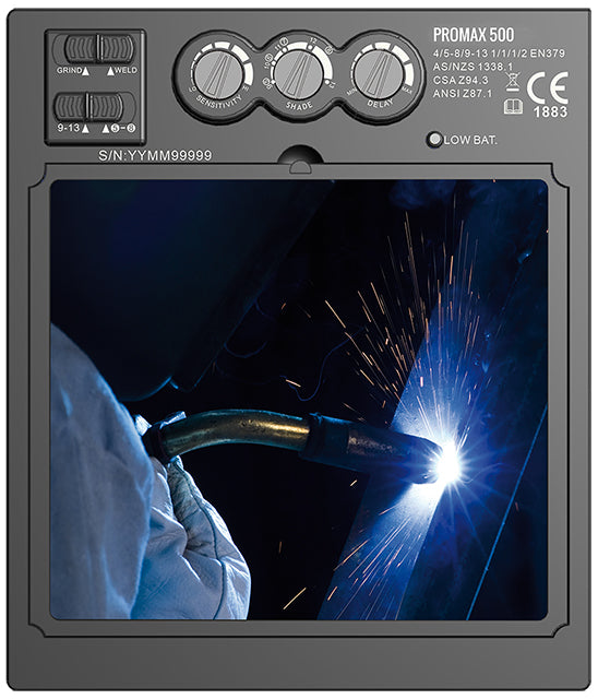 Weldclass WC-05329 Lens Cassette / Auto Darkening Filter (ADF) PROMAX 500