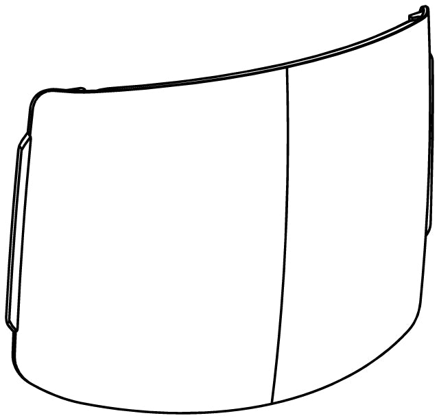 Weldclass WC-05348 Lens Clear Outer 178x130mm Suit PROMAX 600/650/680/680R Pk5