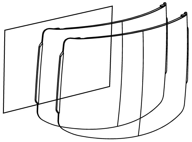 Weldclass WC-05351 Lens Clear Kit With 2 Outer + 1 Inner Suit PROMAX 600/650/680
